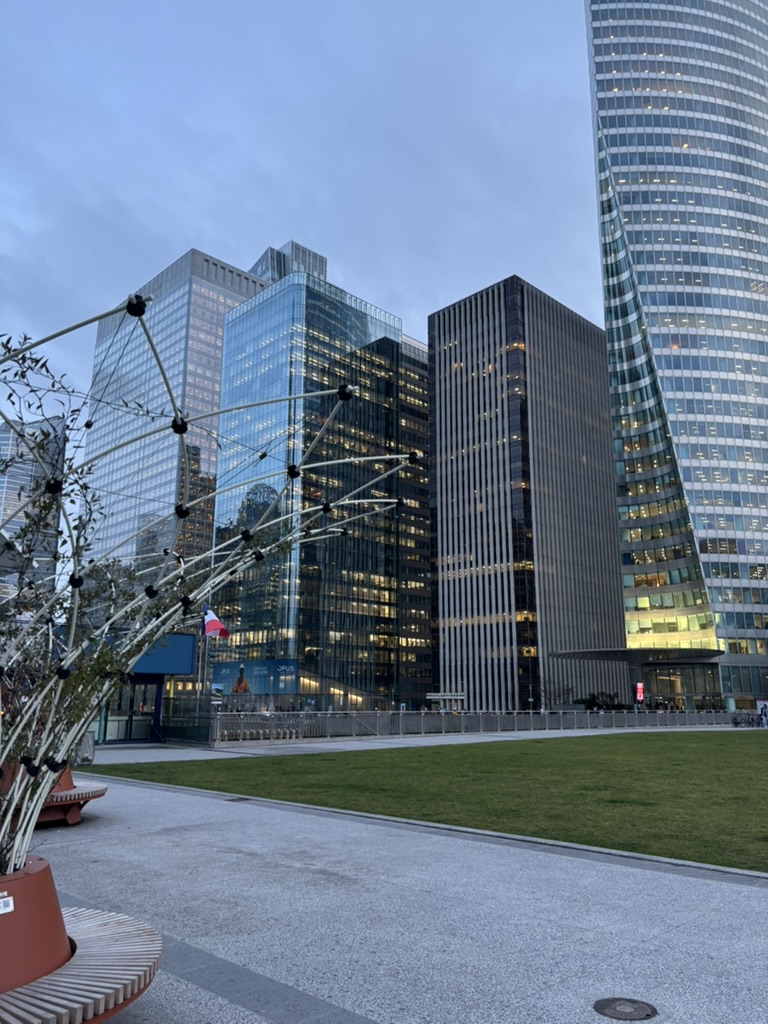 Street view toward the Eiffel Tower in Paris on March 26, 2026